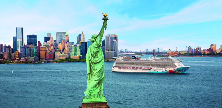 Transatlantic Cruises, barco NCL en Nueva York. EworldCruises.com Transatlantic Cruises, barco NCL en Nueva York. EworldCruises.com